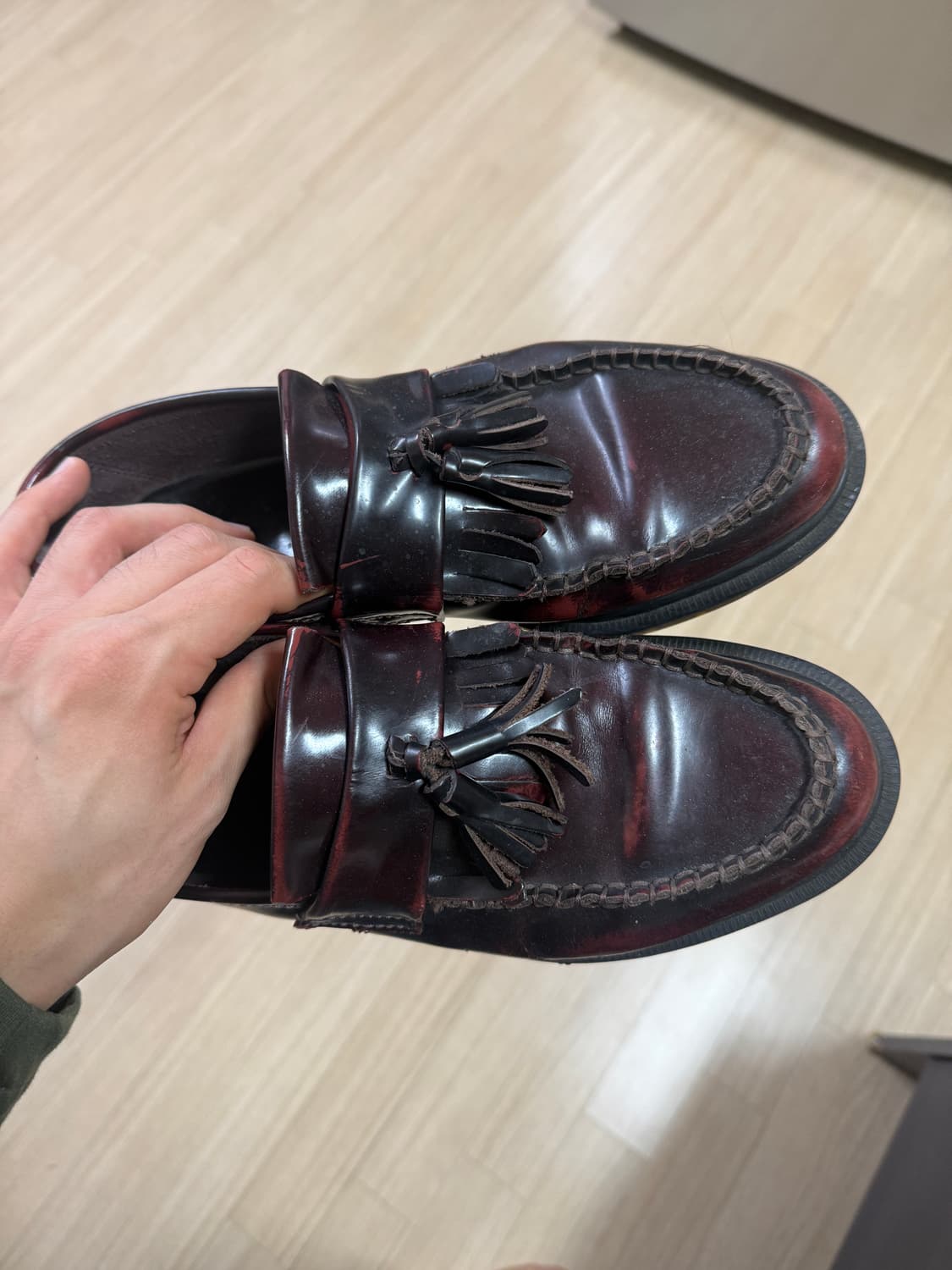 uk7,260) 59,000원 닥터마틴 아드리안 체리 레드 아르카디아  상품이미지6