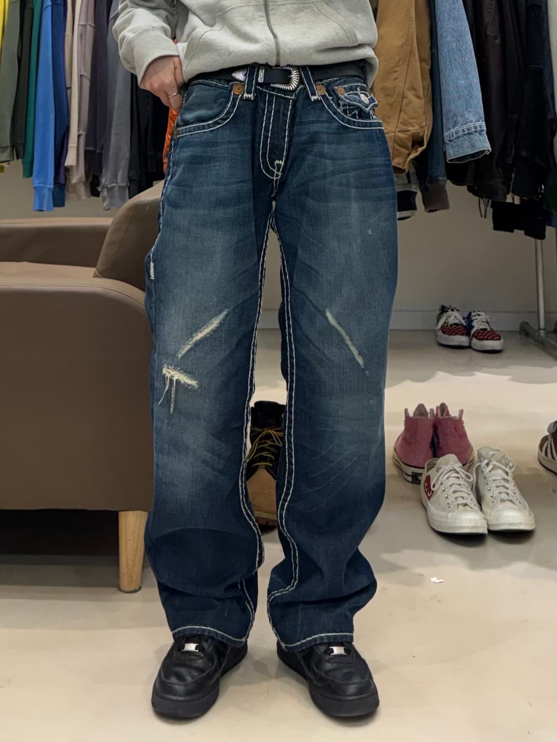 트루릴리젼 빌리 슈퍼T 데님팬츠 상품이미지5