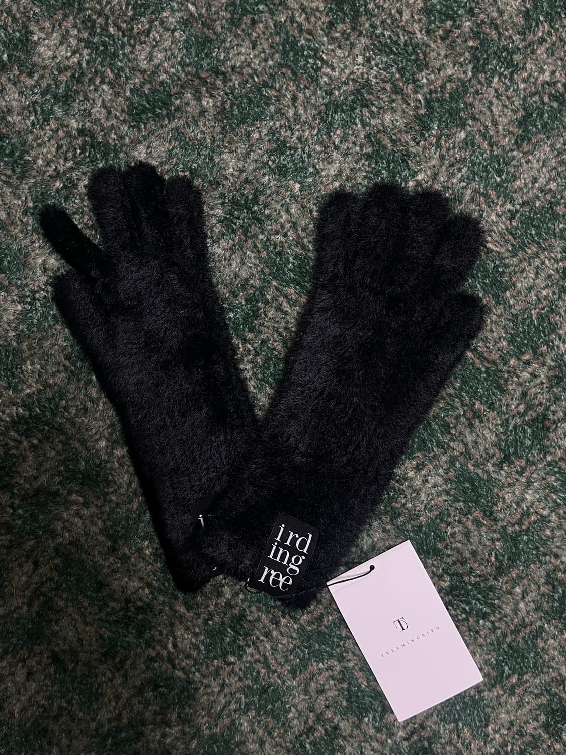 트리밍버드 Fur Gloves [Black] 상품이미지1