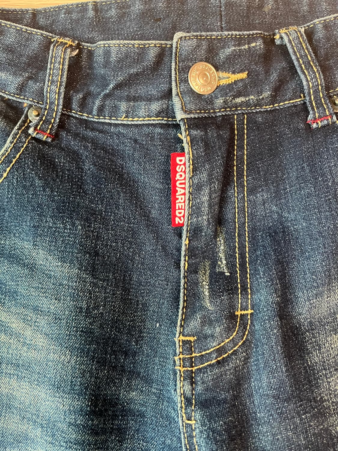 디스퀘어드2 남성 데미지 워싱 청바지 48(31-32인치) 정품 상품이미지5