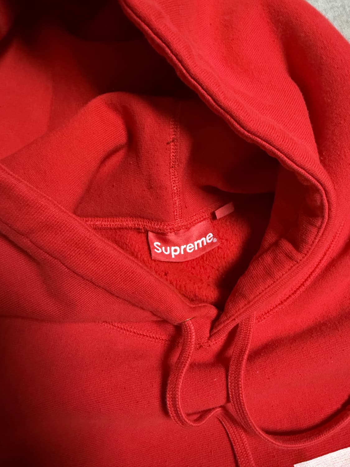 [XL] 슈프림 바시티 후드 레드 상품이미지8
