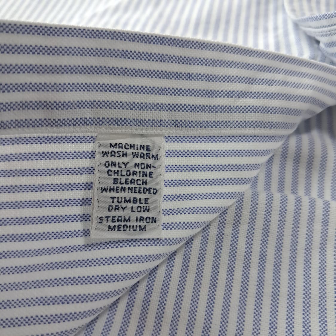 CJ307 2XL 폴로 빅셔츠 90s 클래식블루 스트라이프 셔츠 남방 상품이미지5