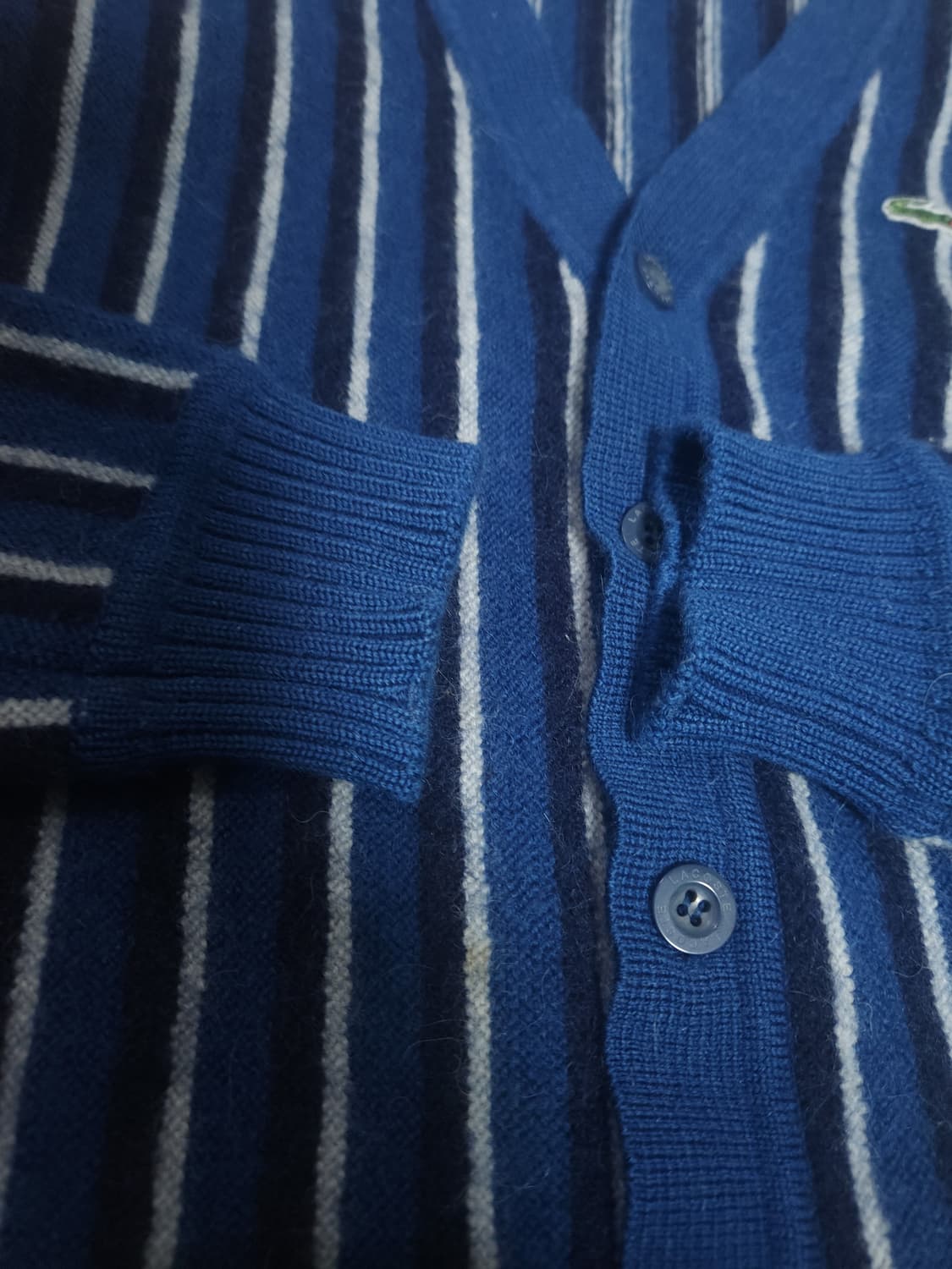 라코스테 패턴 모 가디건, M 상품이미지5