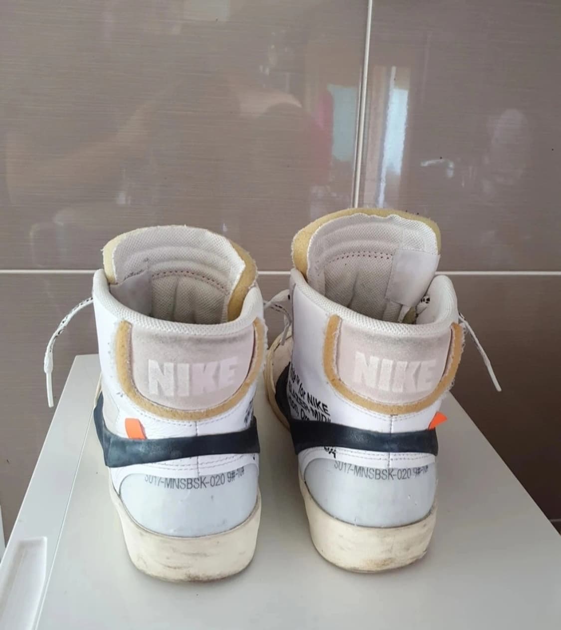 나이키 오프화이트 블레이저 미드 정품 270mm (황금 사이즈) 상품이미지5
