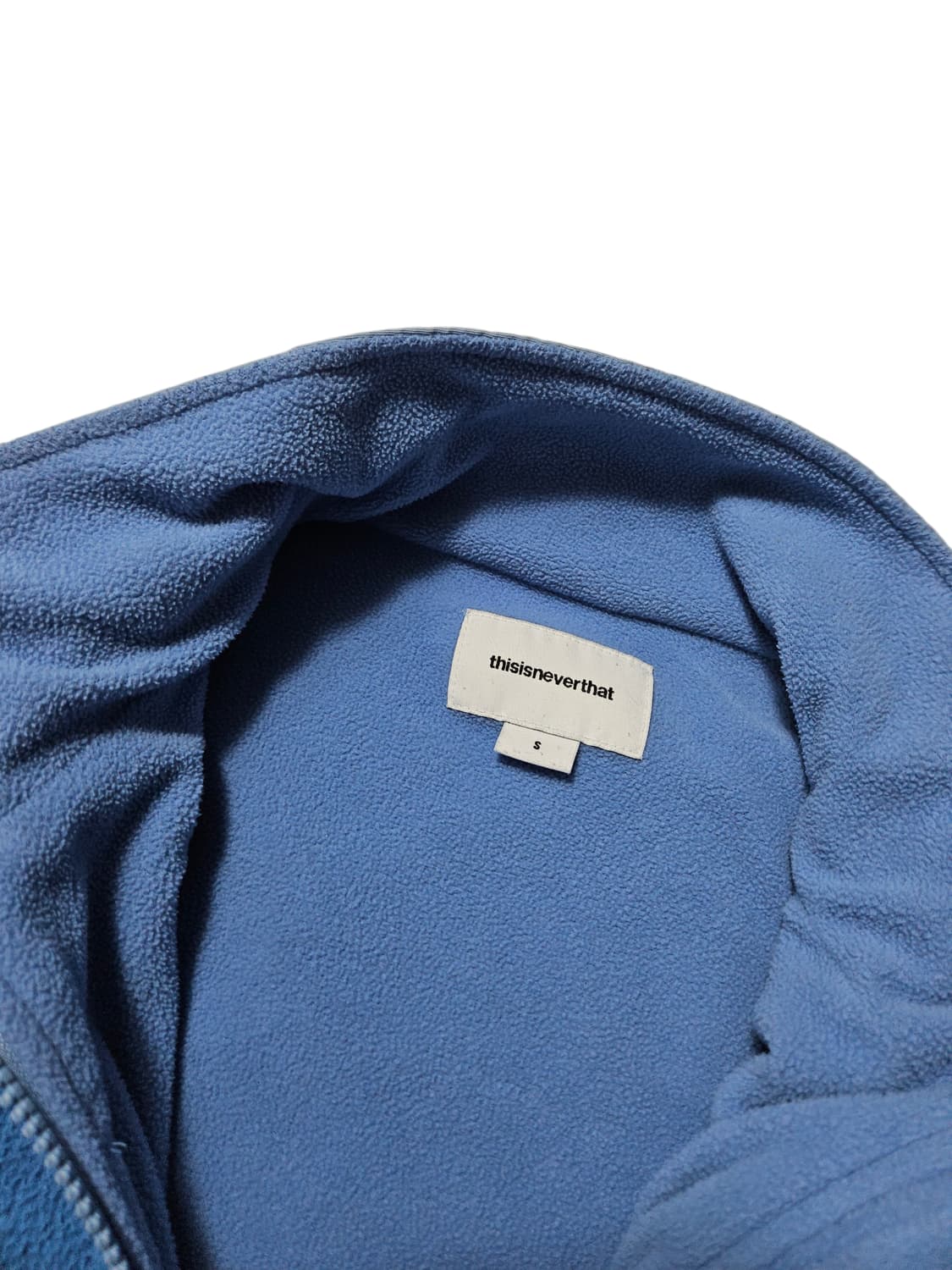 디스이즈네버댓 폴라텍 후리스 플리스 S 하늘색  상품이미지4