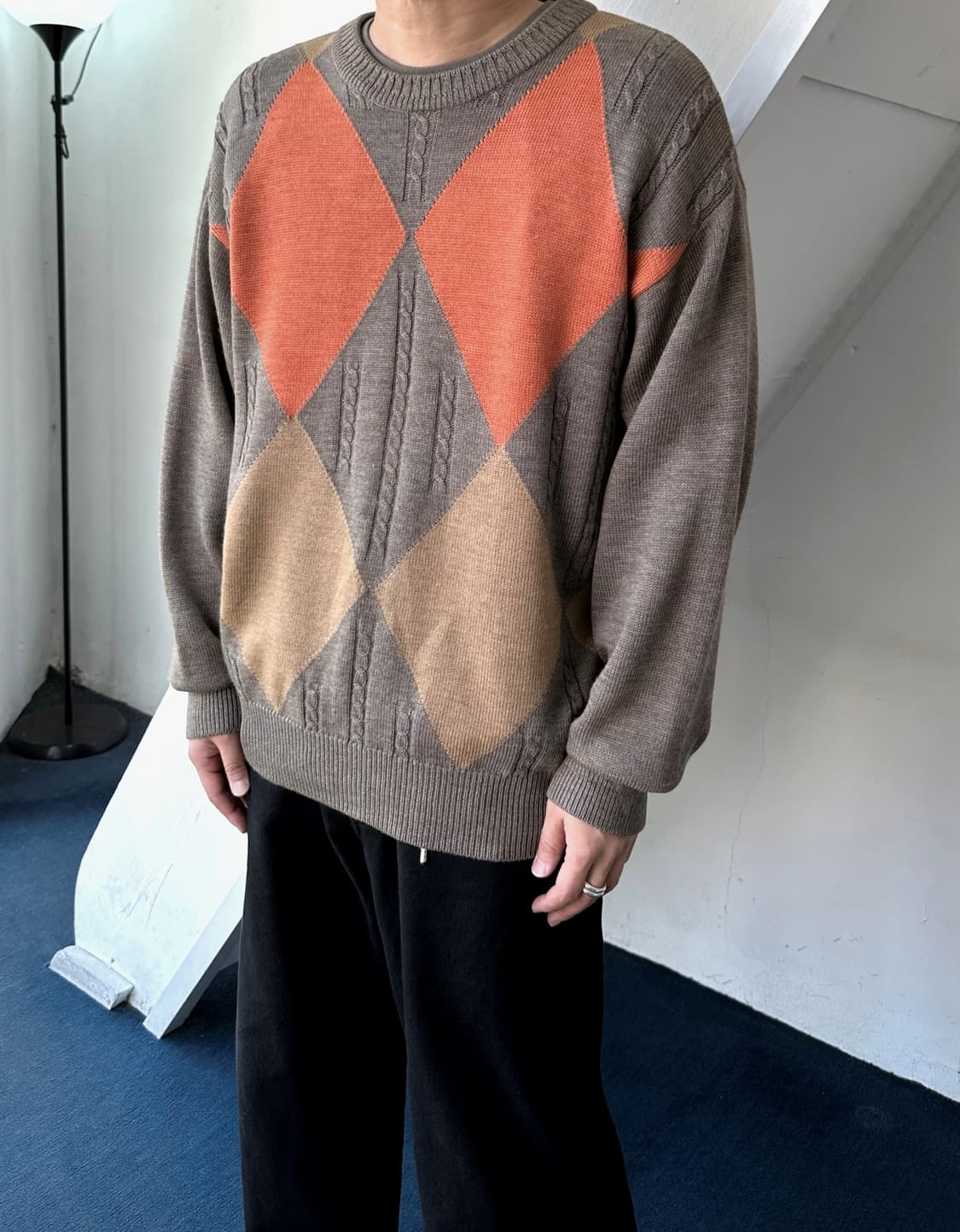 High count wool design knit top 상품이미지4