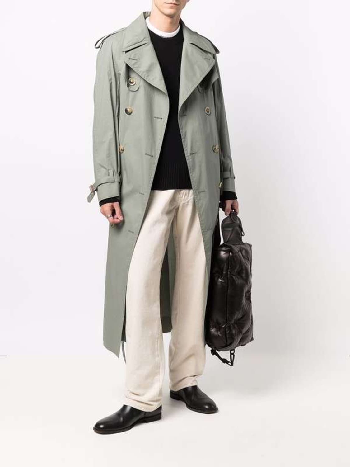 [M] 마르지엘라 블랙 니트 스웨터 상품이미지4