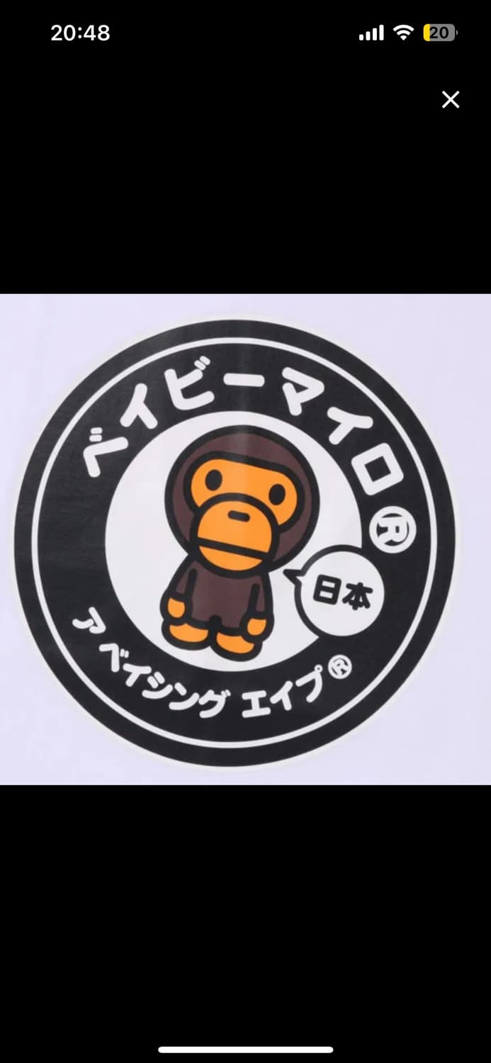 베이프 마일로 반팔티s 상품이미지2