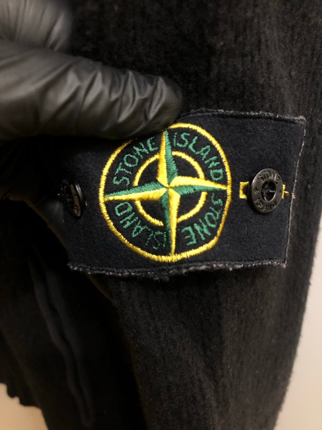 [S] 05‘스톤아일랜드 후드집업 울자켓 블랙  상품이미지6