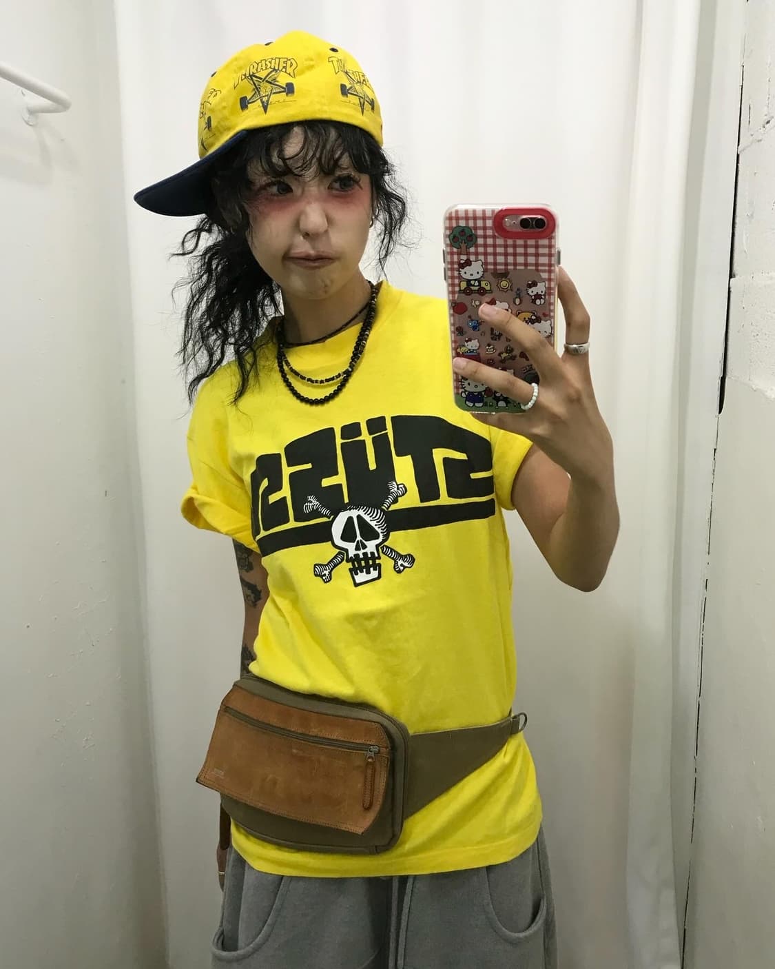 Stussy Skull Logo T-shirt 상품이미지4