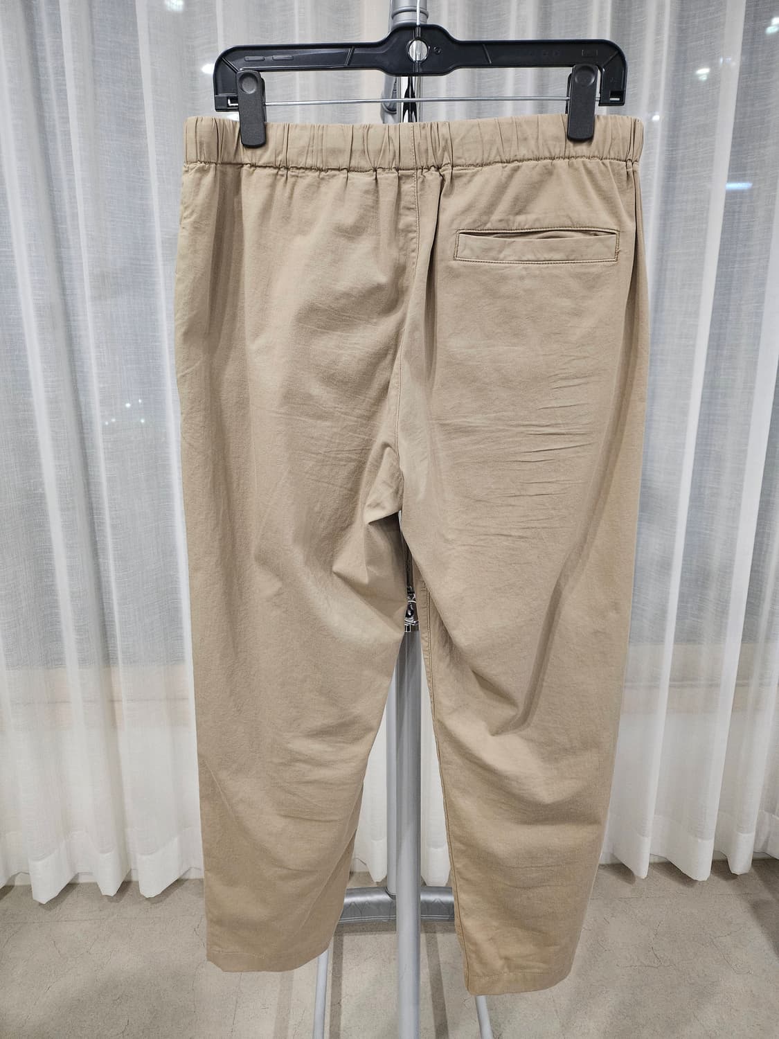 띠어리 베이지 밴딩 네빈스 바지 M 상품이미지3