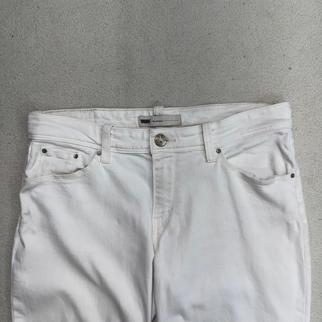 LEVI STRAUSS & CO 화이트 데님 팬츠 W28 상품이미지2