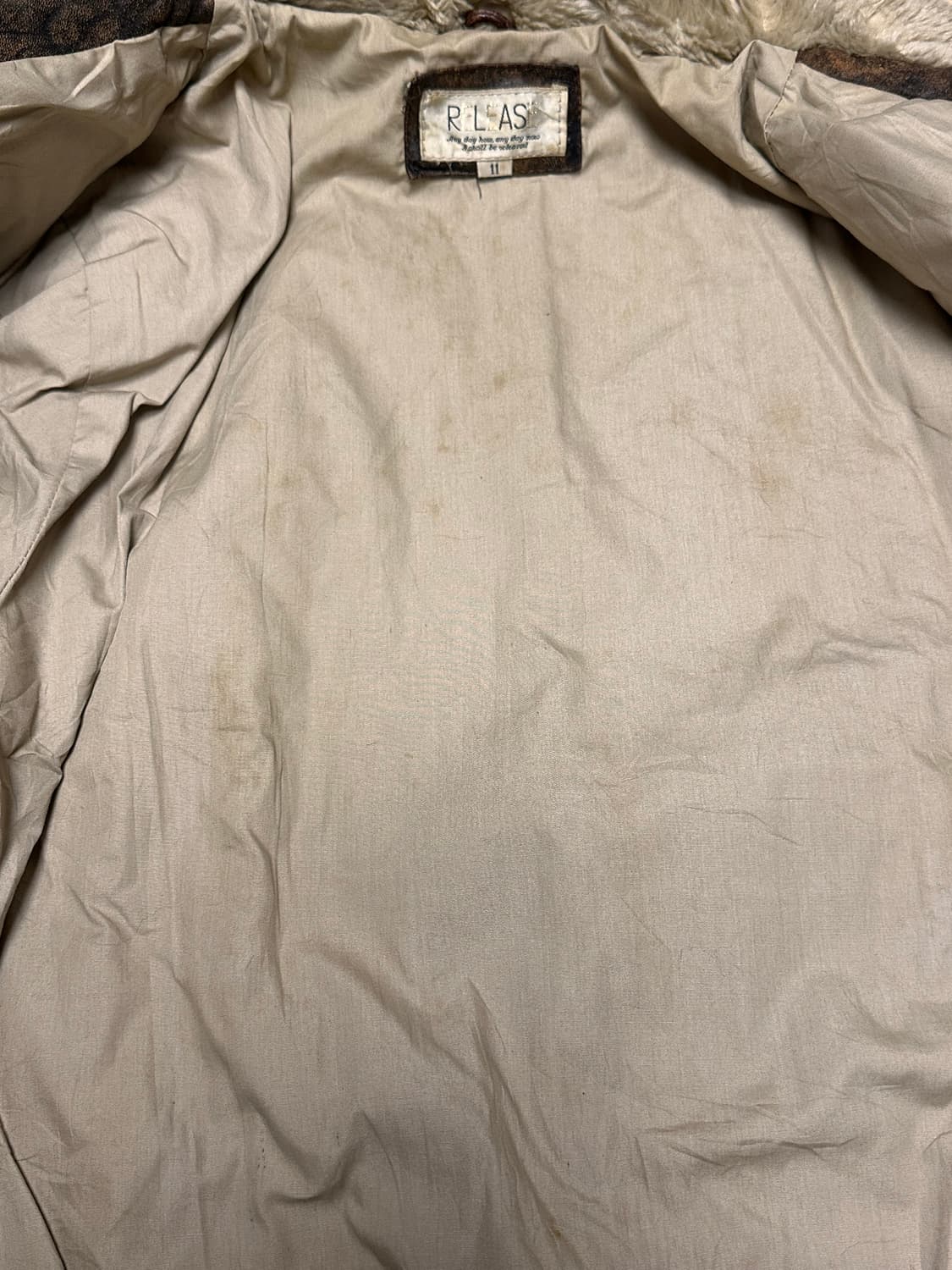 빈티지 가죽 자켓 상품이미지3