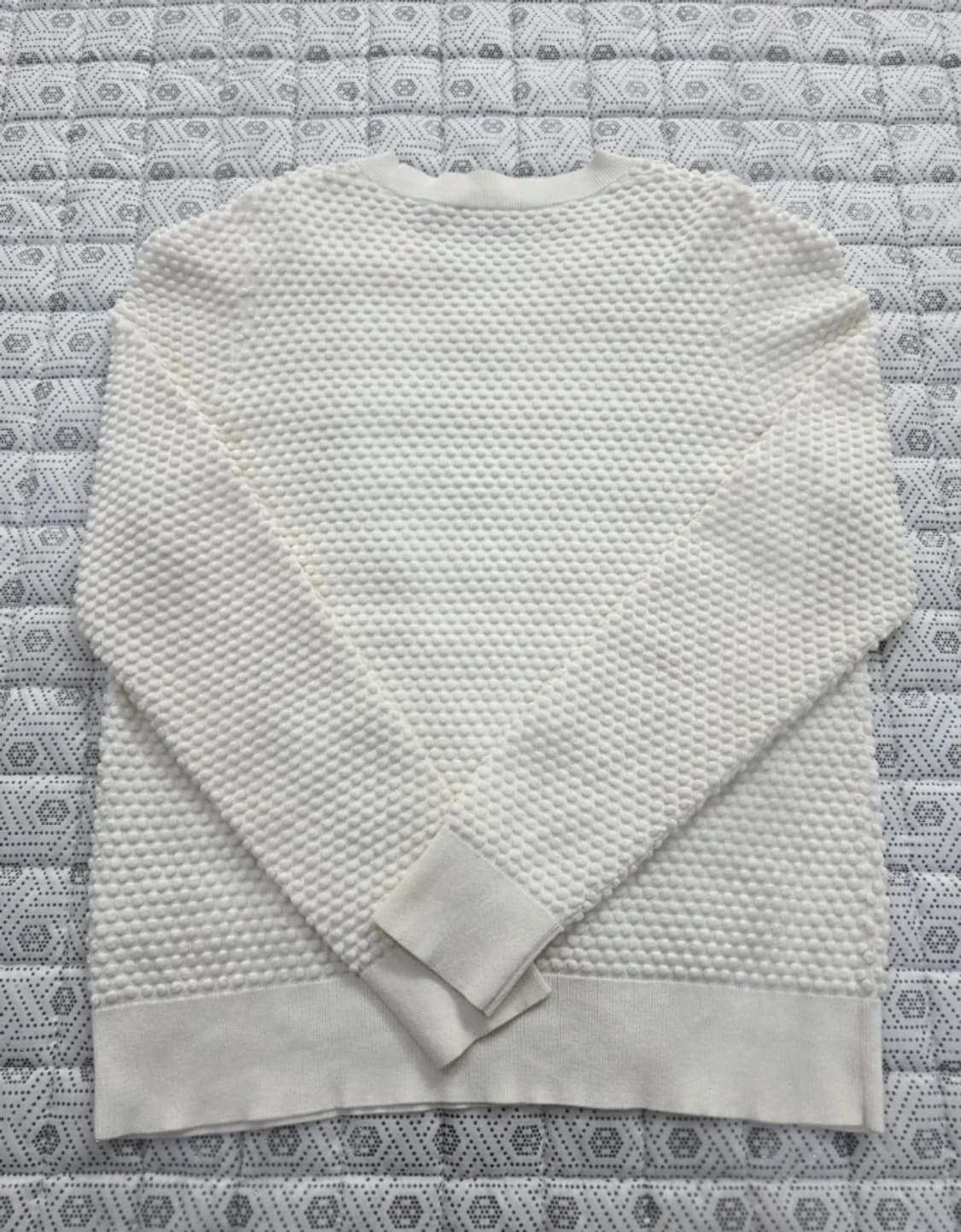 COS 코스 화이트 팝콘 니트 스웨터 ~55반 상품이미지4
