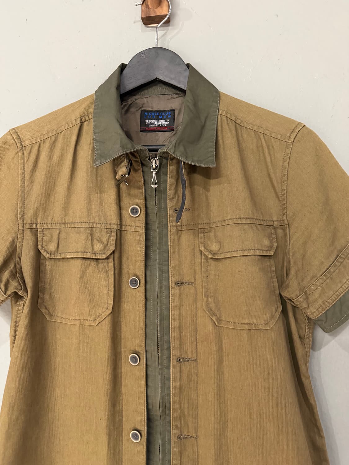 Nicole club for men neck buckle shirt jk 상품이미지6
