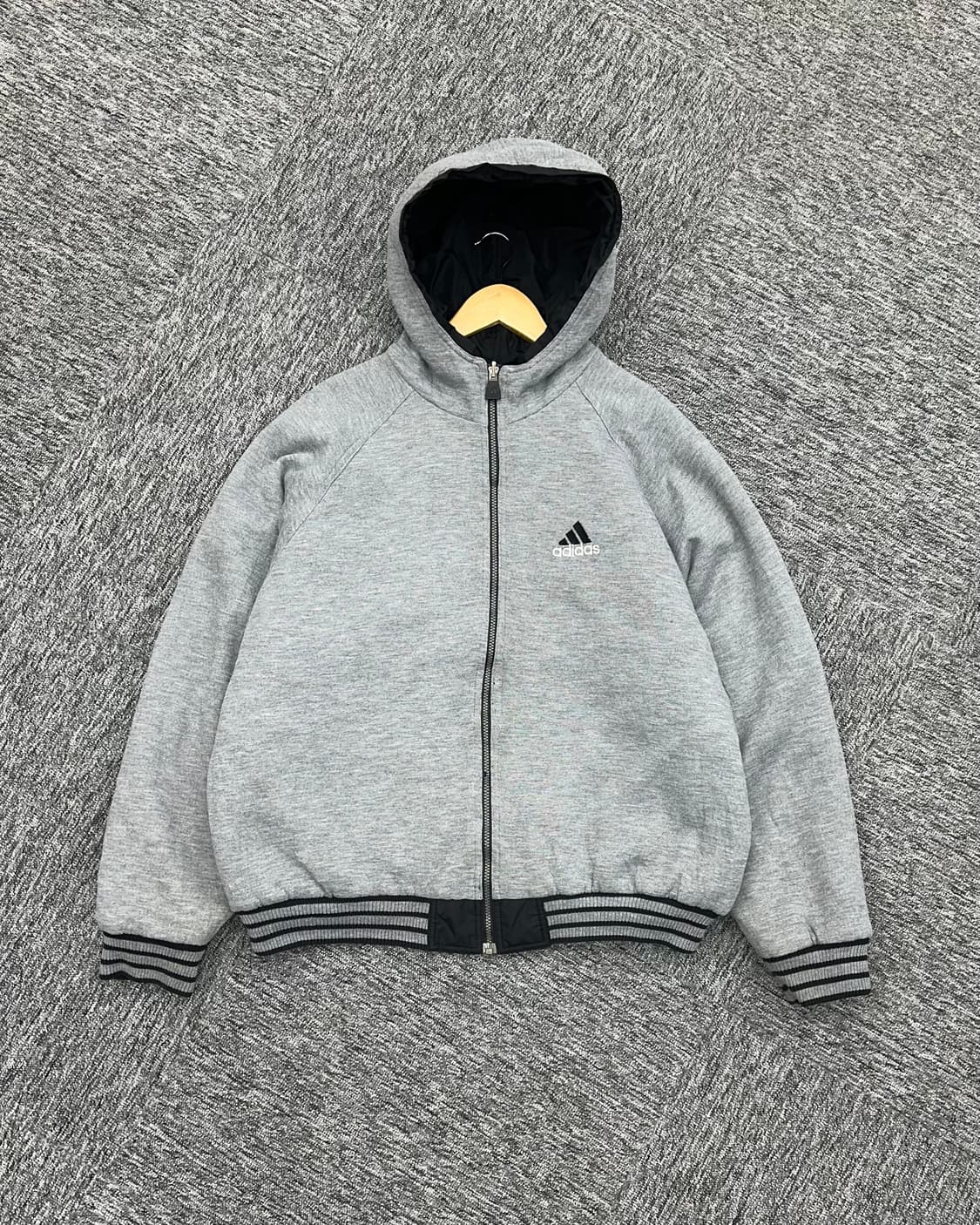 (2XL)90'S 아디다스 빅로고 양면 점퍼-M1115 상품이미지1