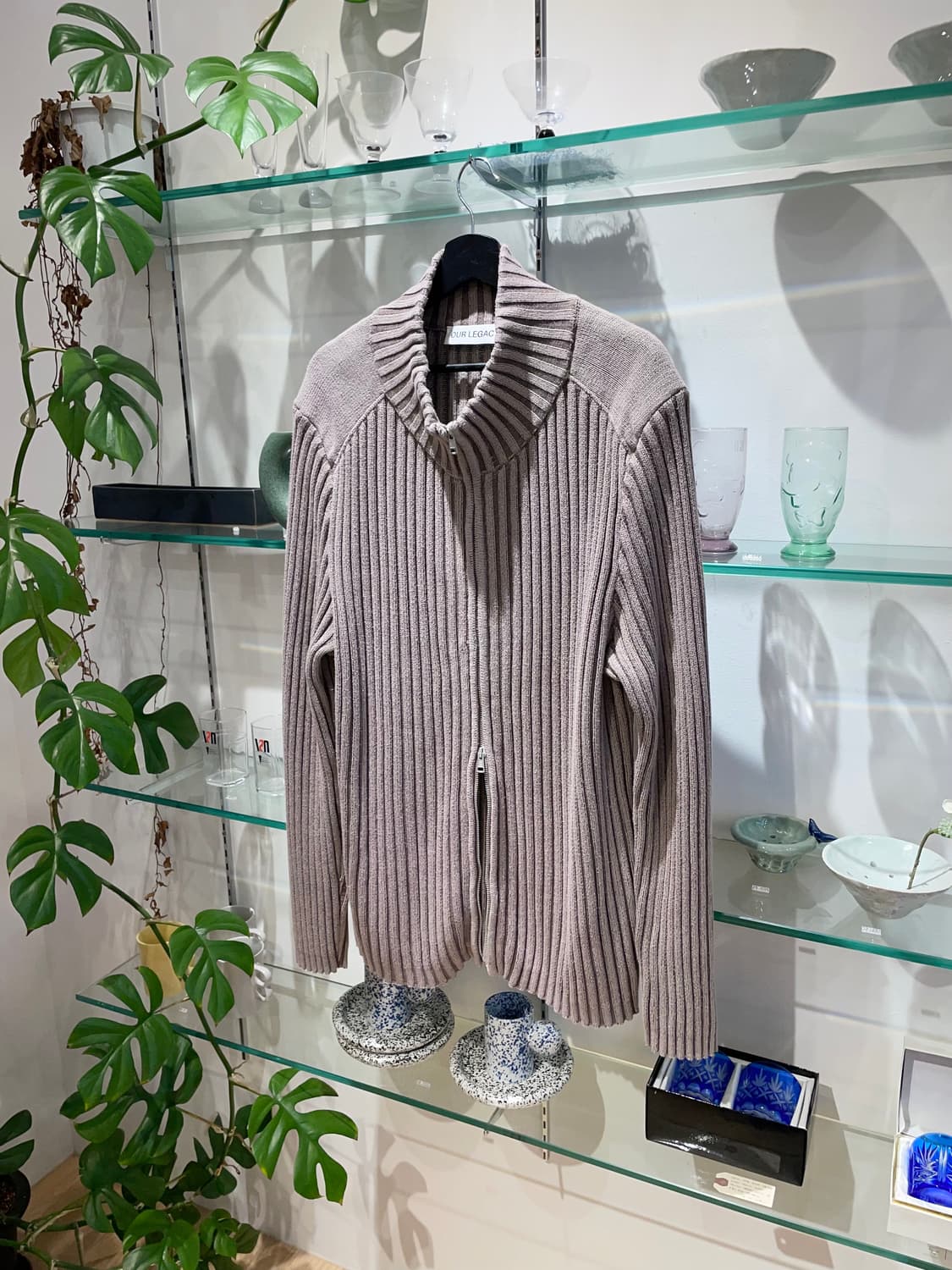 아워레가시 classic zip cardigan 상품이미지4