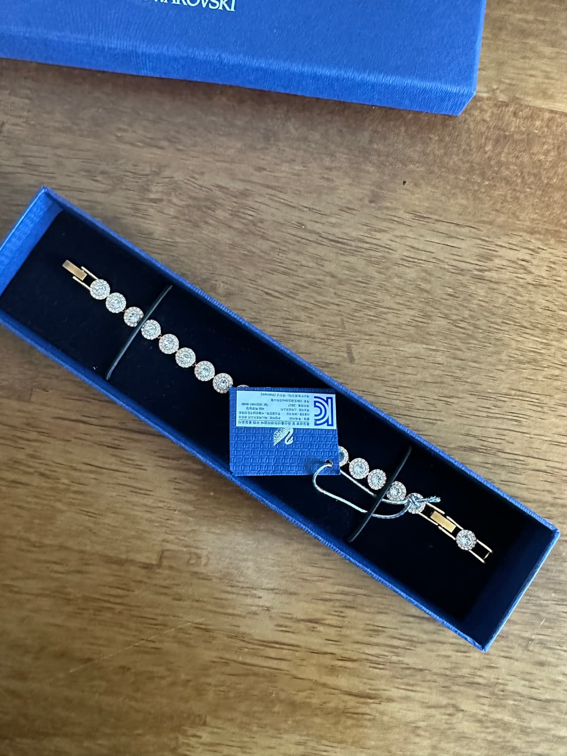 스와로브스키 엔젤릭 브레이슬릿 팔찌 (로즈골드) 상품이미지3