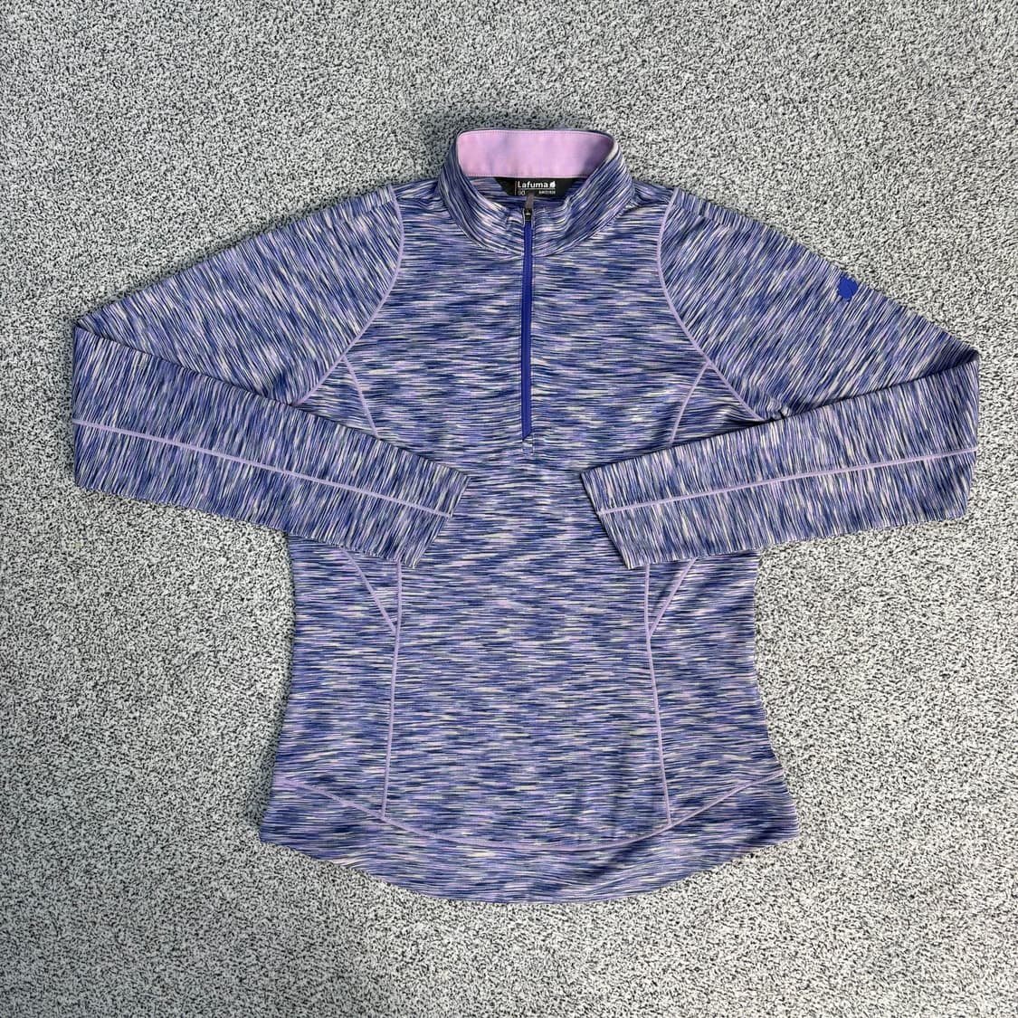 90 라푸마 여성 반집업 패턴 긴팔티 0303J 상품이미지1