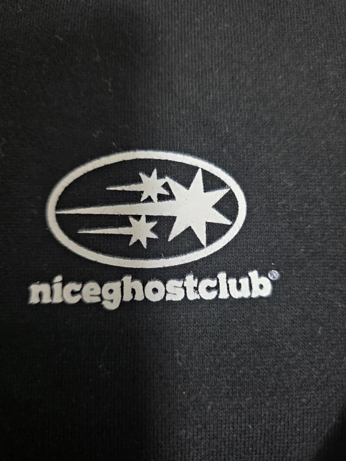 나이스고스트클럽 로고 프린팅 기모 맨투맨L 상품이미지8