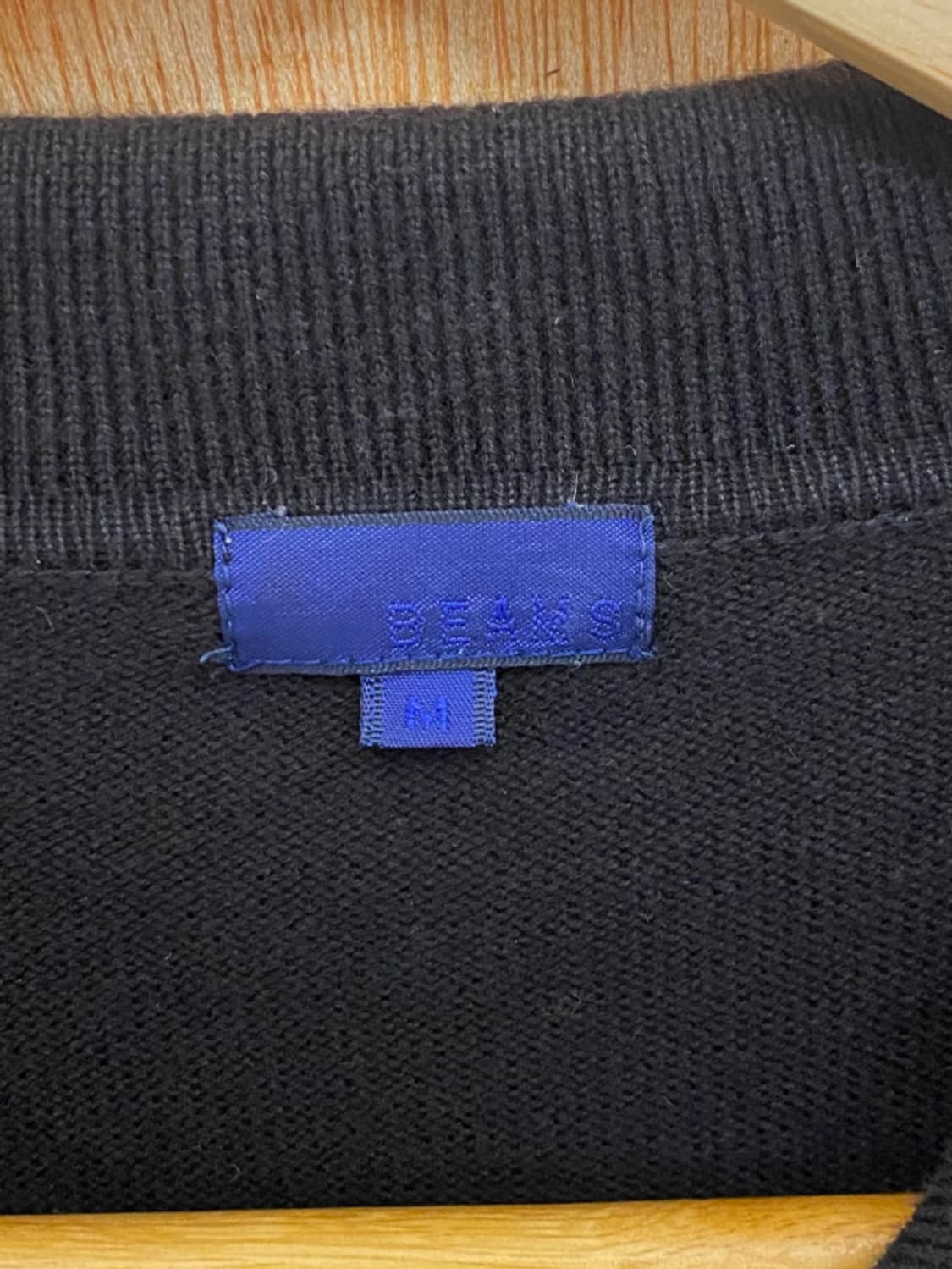 BEAMS collar knit cardigan 빔즈 카라 가디건 상품이미지10