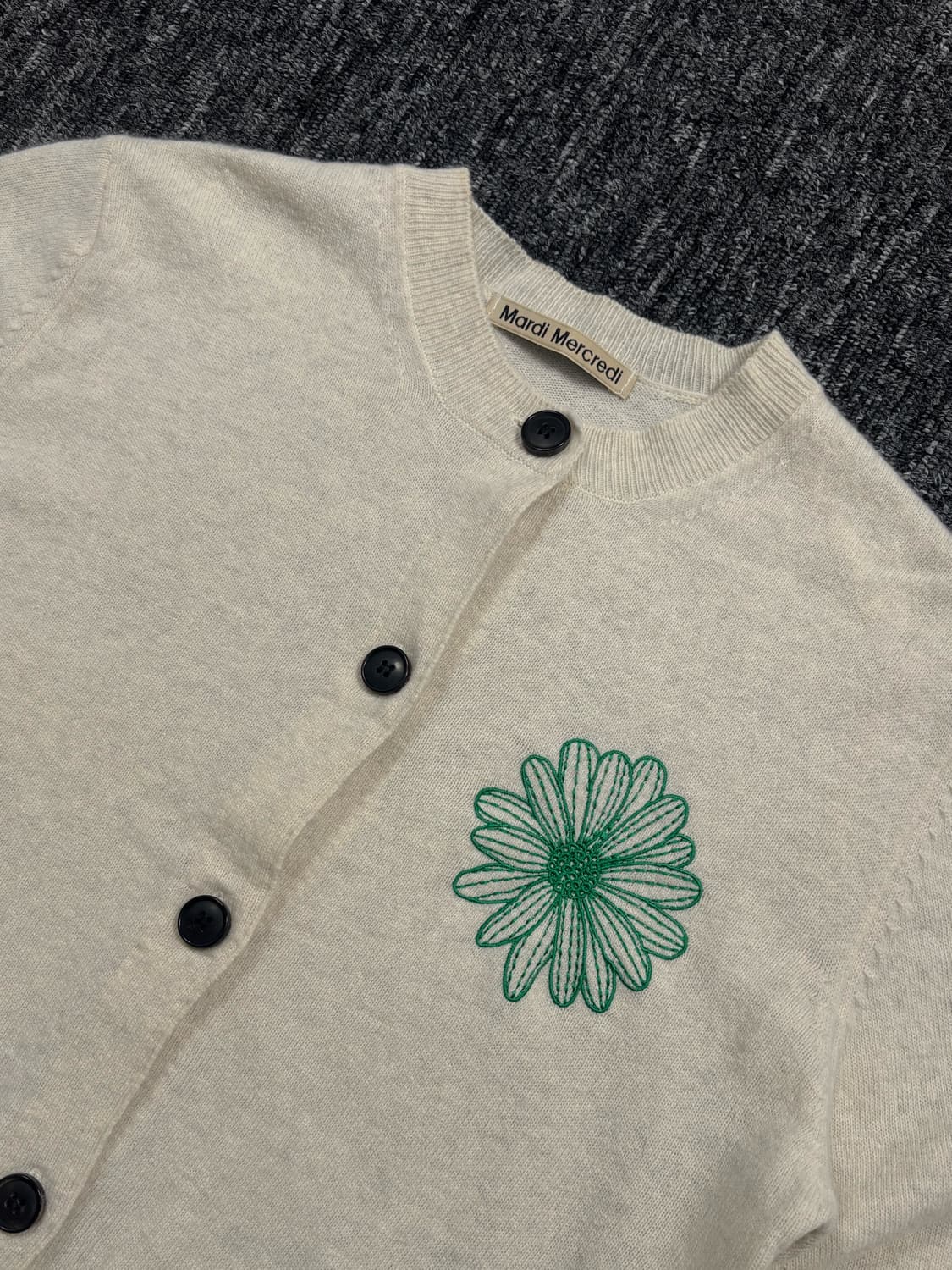 마르디 메크르디 아이보리 가디건 상품이미지5