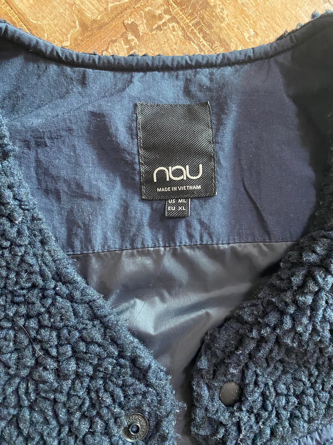 nau 블랙야크 플리스 조끼 XL 블랙컬러 상품이미지2