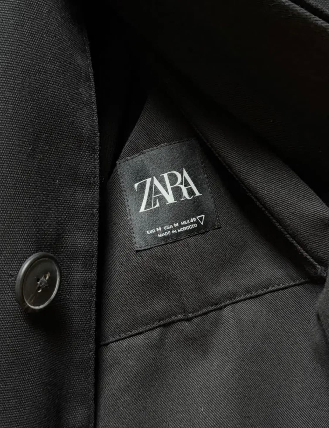 [M] ZARA 자라 코듀로이 트렌치코트 상품이미지5