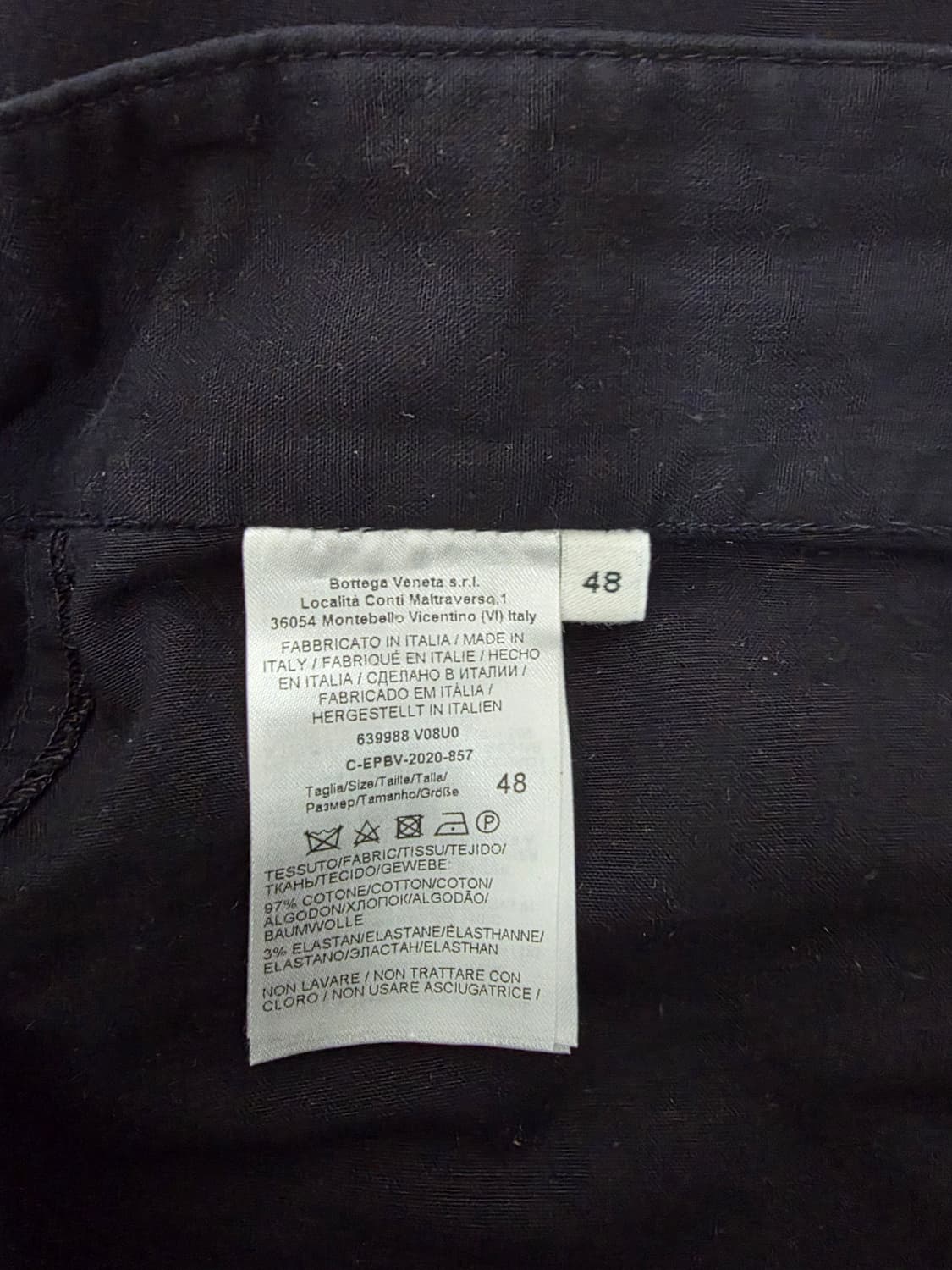 보테가베네타 와이드 바지 정품 상품이미지4