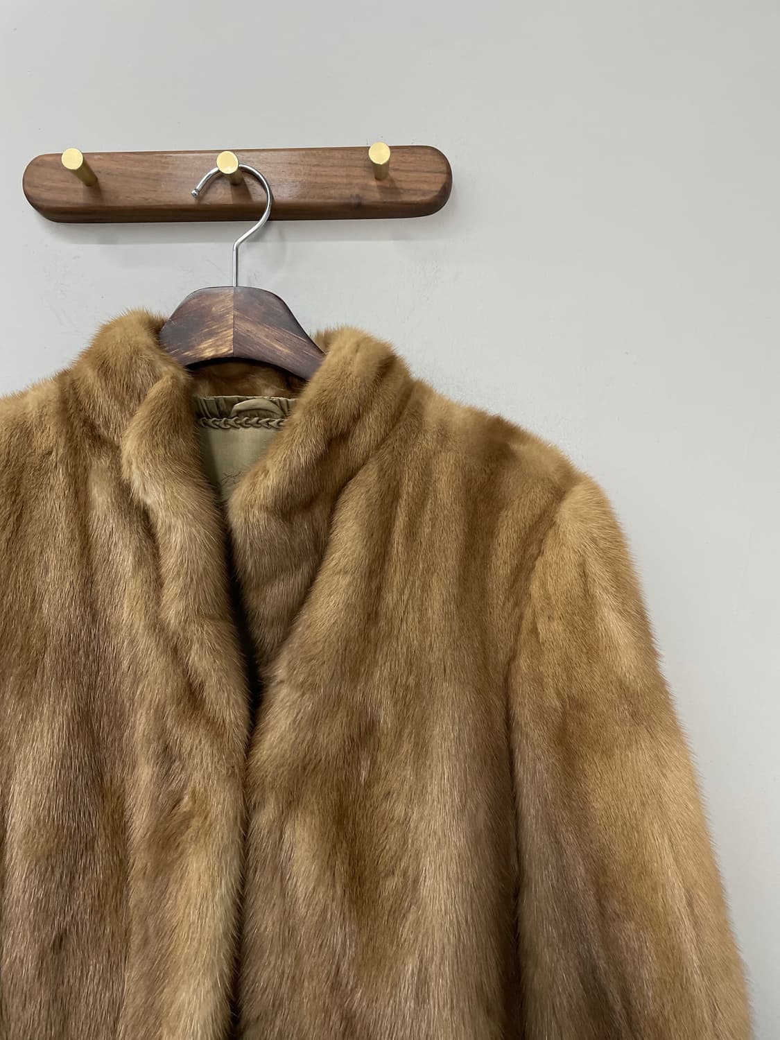 빈티지 퍼 브라운 밍크코트 H1504 상품이미지3
