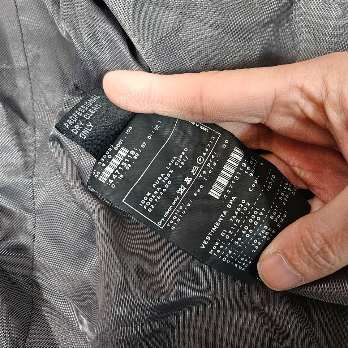 조르지오 아르마니 숏 카라넥 울 코트 6 size 상품이미지8