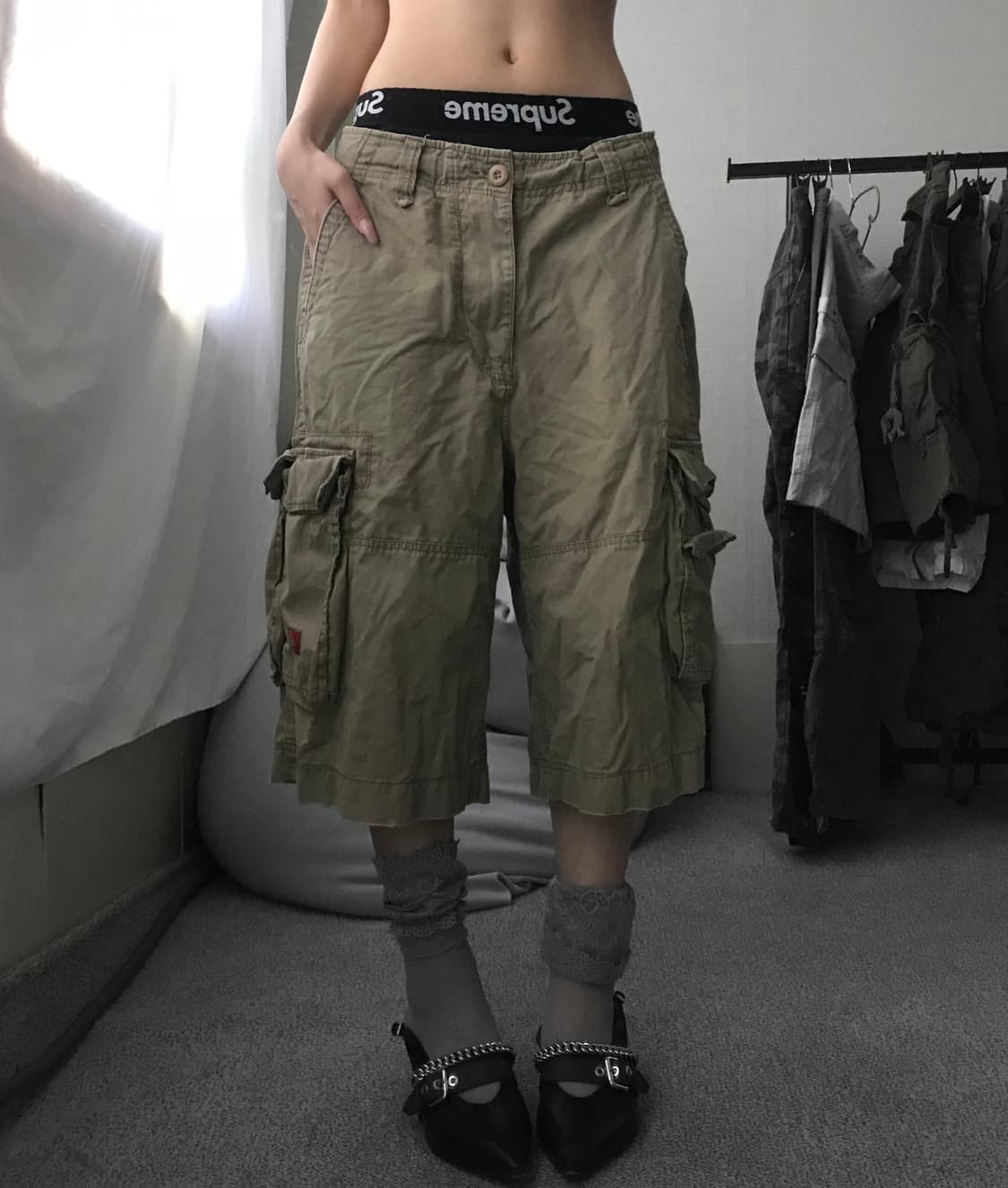 디키즈 베이지 버뮤다 팬츠 상품이미지3