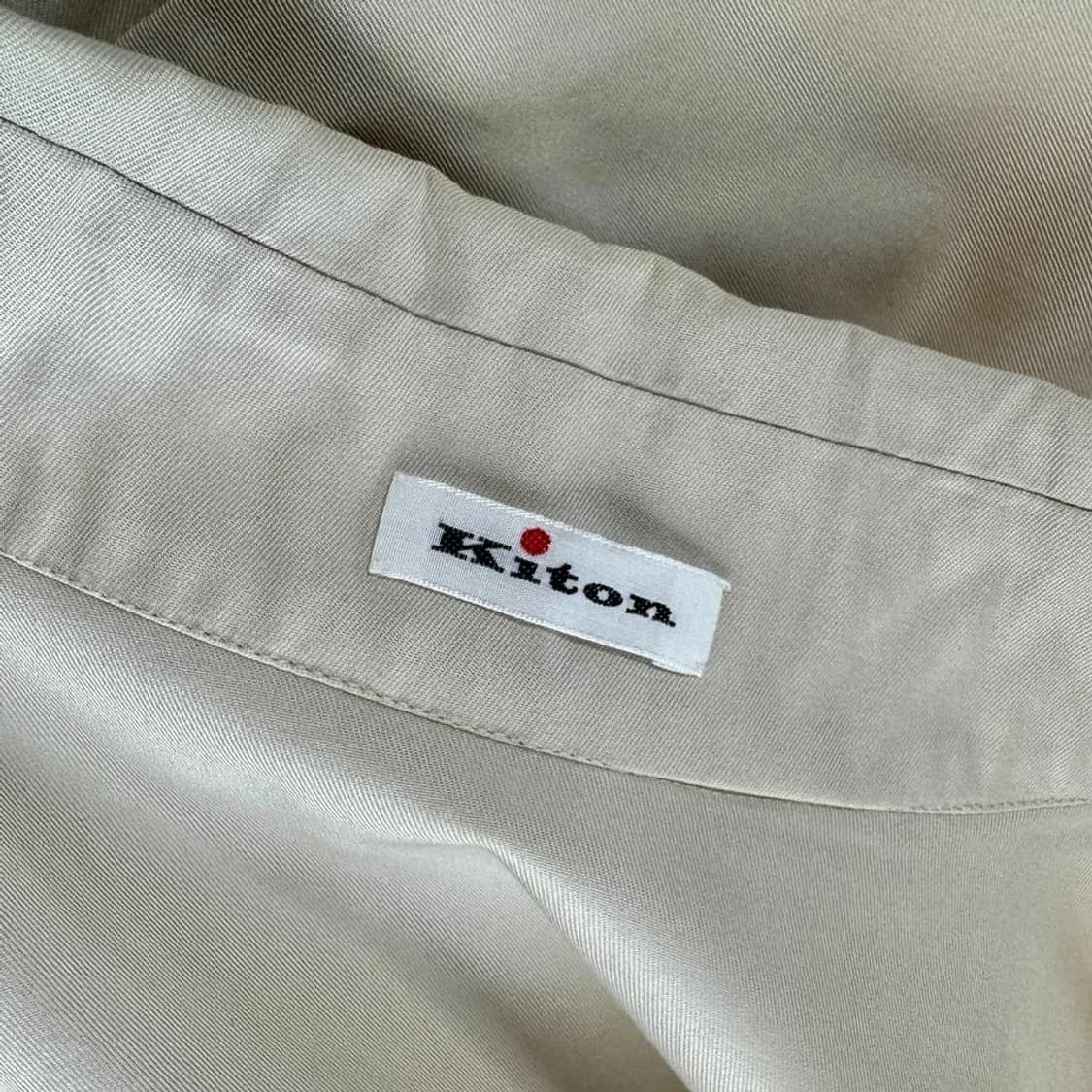 키톤 Kiton 비즈 자수 반팔 셔츠 자켓 상품이미지5