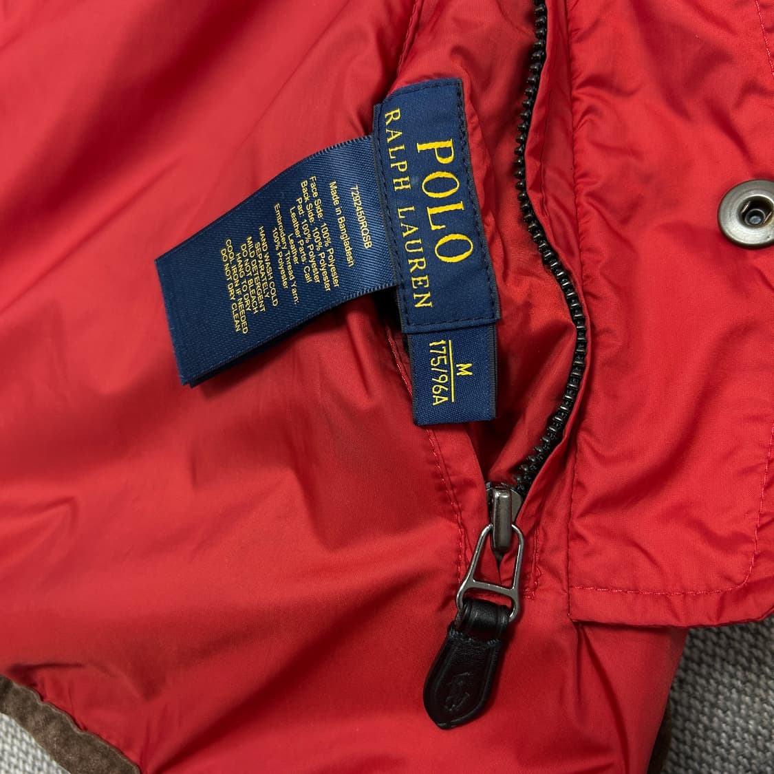 폴로 신형라벨 리버시블 퀼팅자켓(M) 상품이미지8