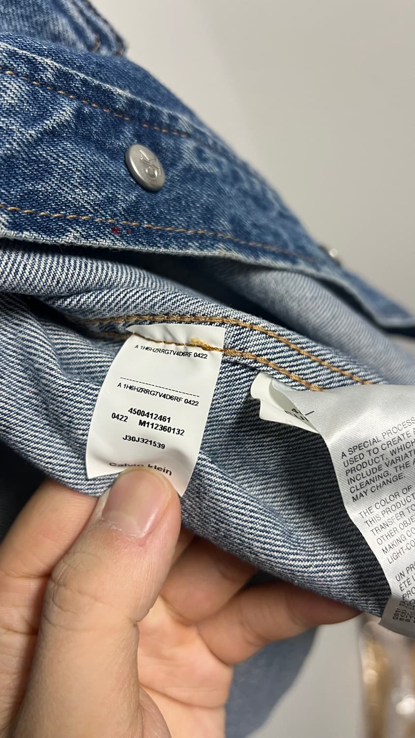 캘빈클라인 손흥민 데님자켓  xxl 상품이미지6