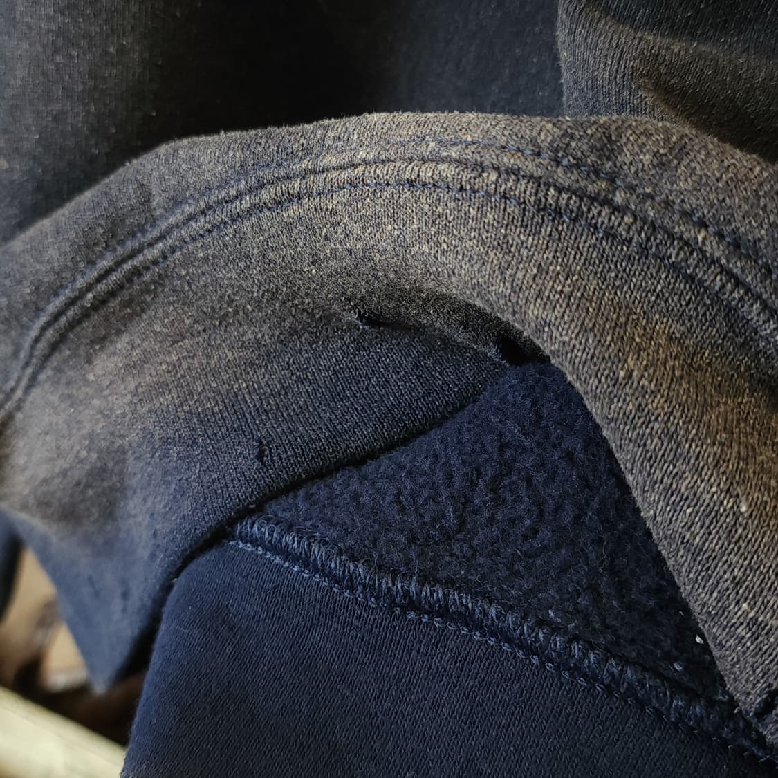 90s 러셀 빈티지 스웻셔츠 썬페이딩 네이비 그레이 s 상품이미지10