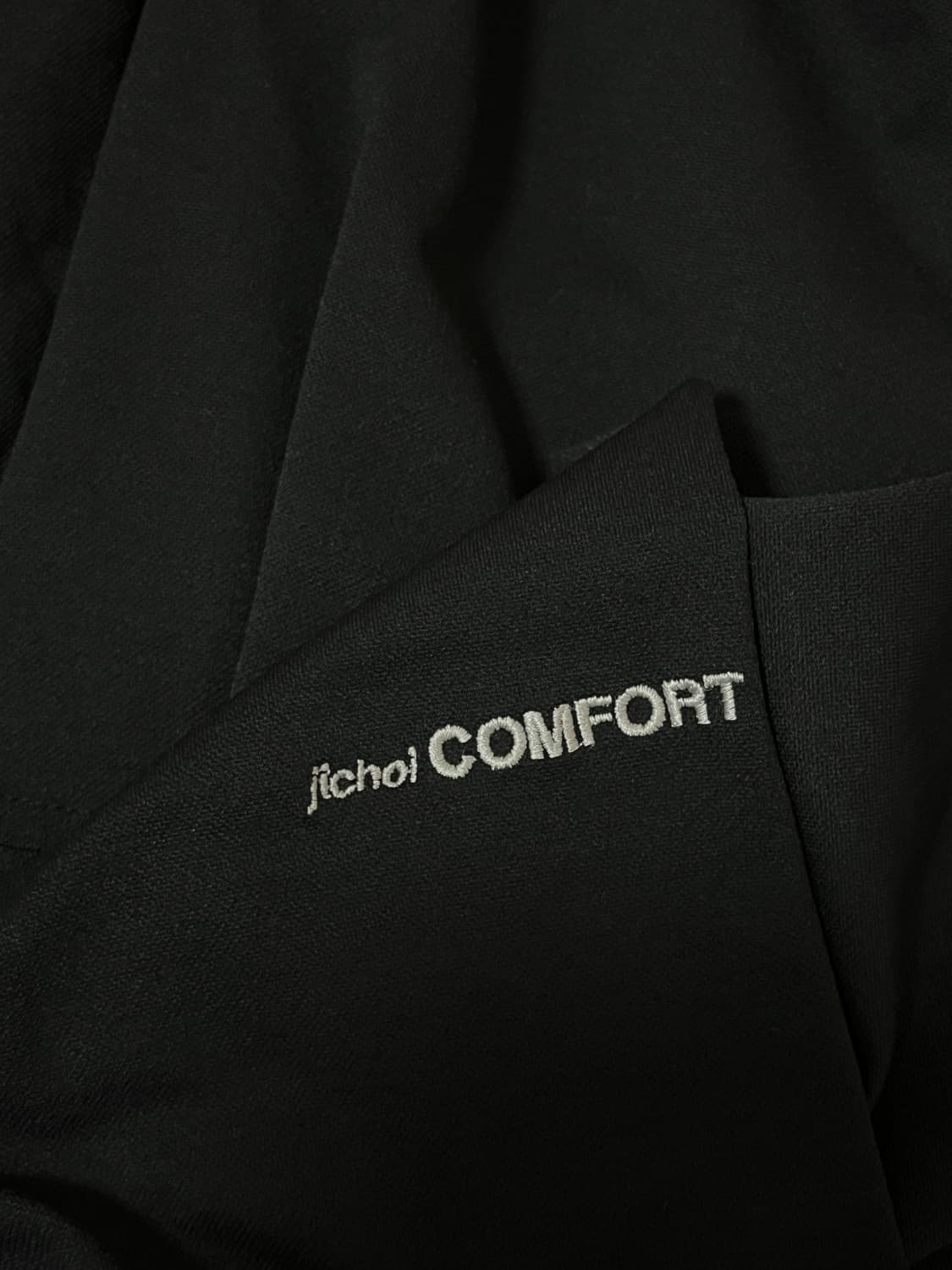 지초이 컴포트 22-003 스커트 팬츠 블랙 상품이미지3