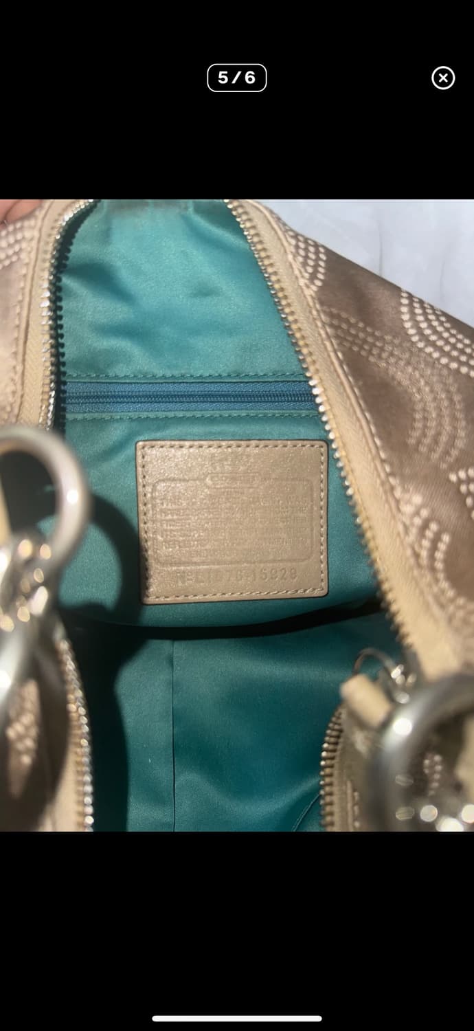 코치 베이지 숄더백 상품이미지5