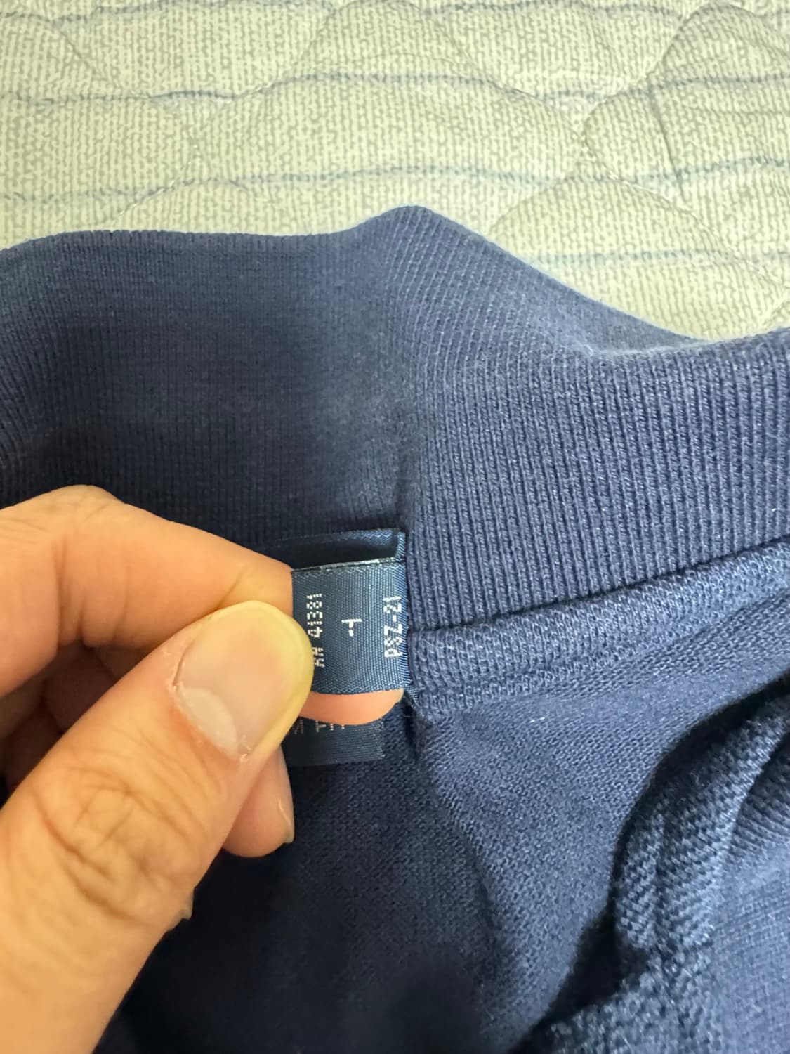 폴로 랄프로렌 네이비 빅포니 긴팔 티셔츠 상품이미지4