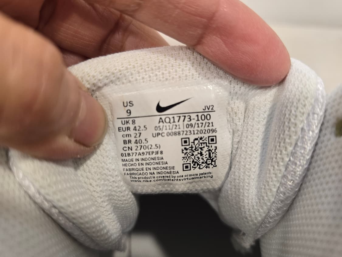 나이키 에버논 MID 흰색 하이탑 운동화 270 상품이미지8