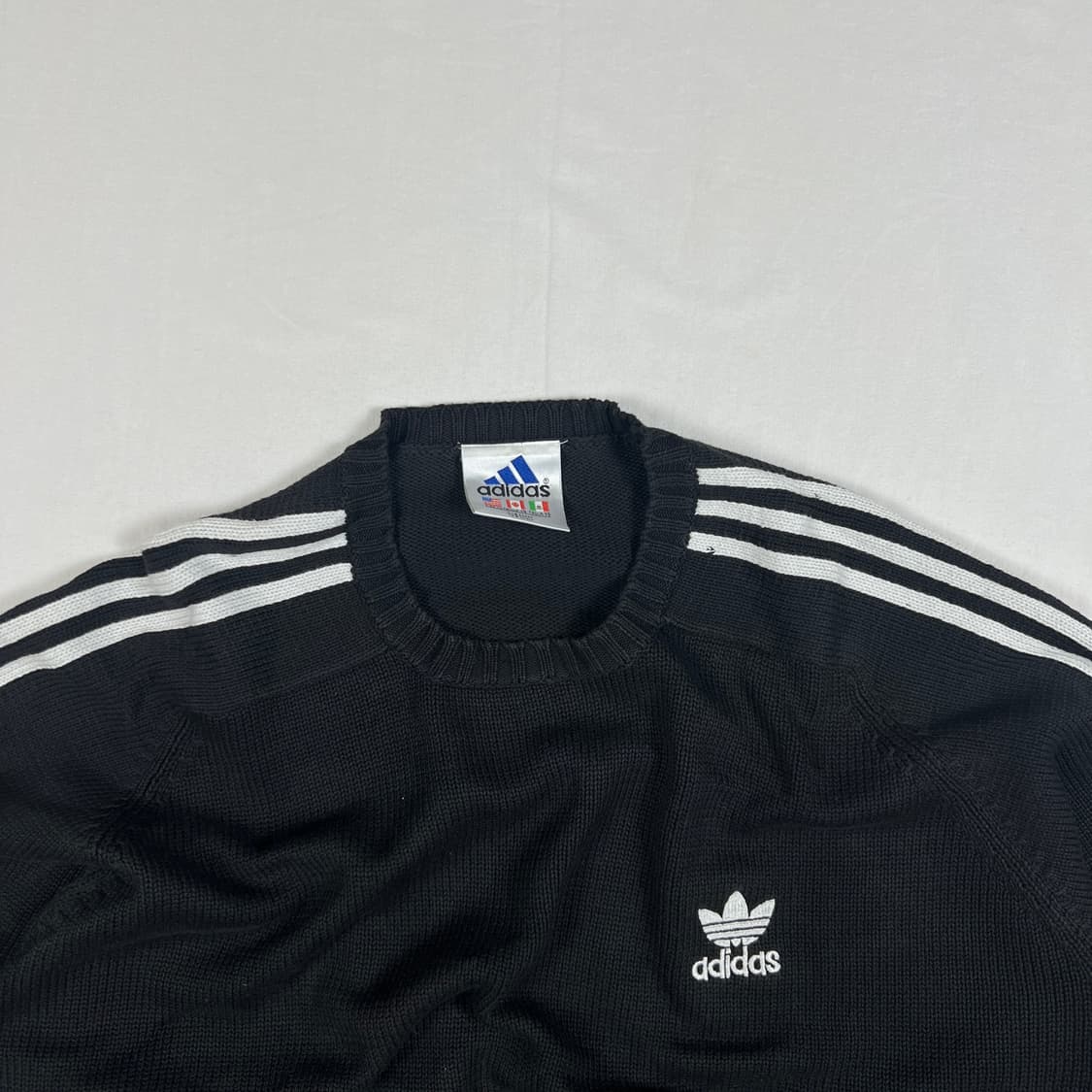 90‘s 아디다스 adidas 불꽃 로고 니트 스웨터 상품이미지2