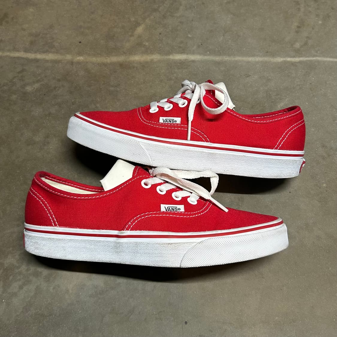 240) 반스 어센틱 레드 스니커즈 신발 상품이미지3