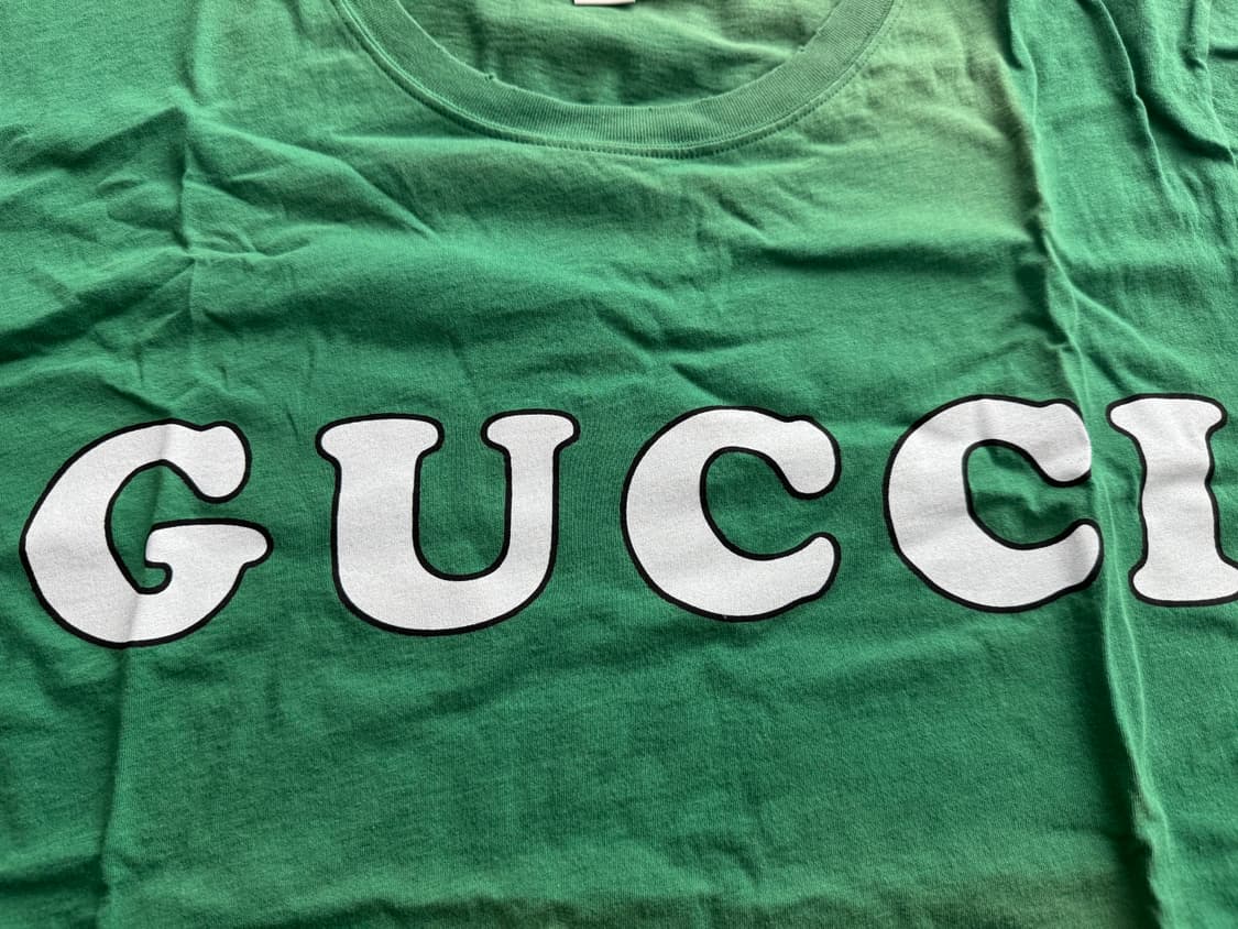 구찌/ 그린 로고 반팔/ s 상품이미지3
