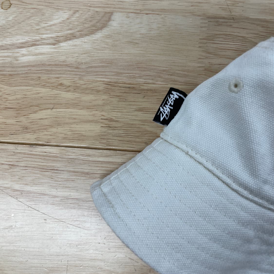 스투시 꼼데가르송 화이트 버킷햇 S 상품이미지6