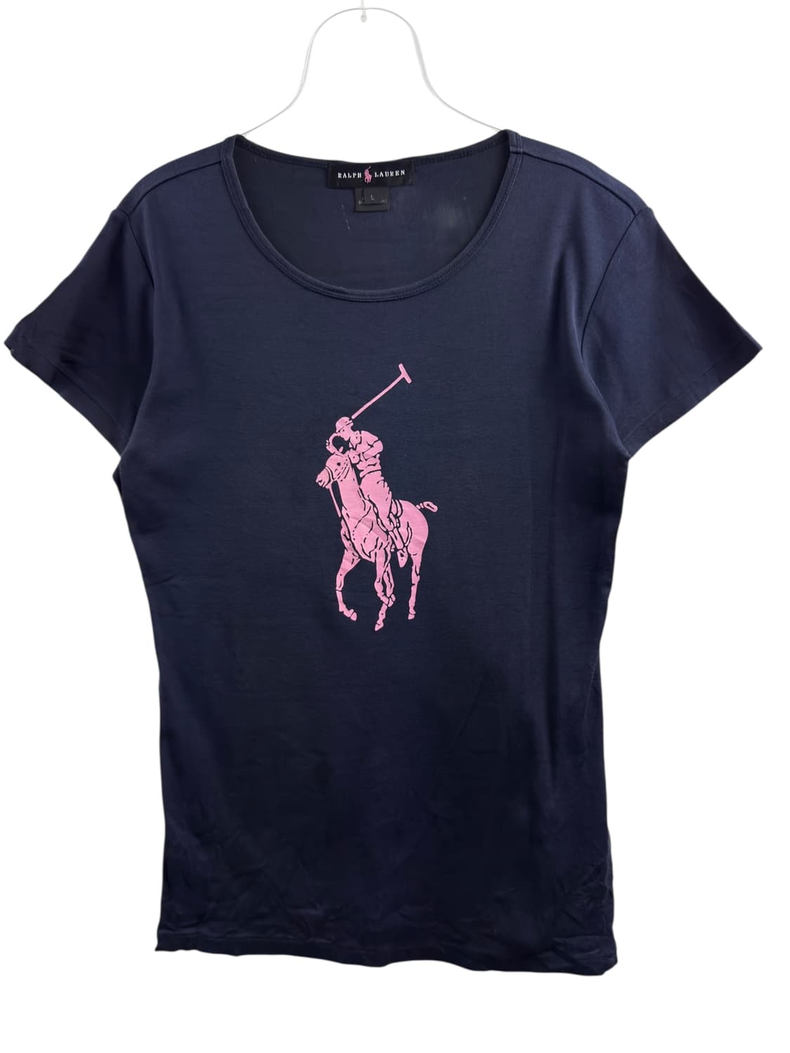 폴로 빅포니 네이비핑크 딱붙슬리브1318 상품이미지1