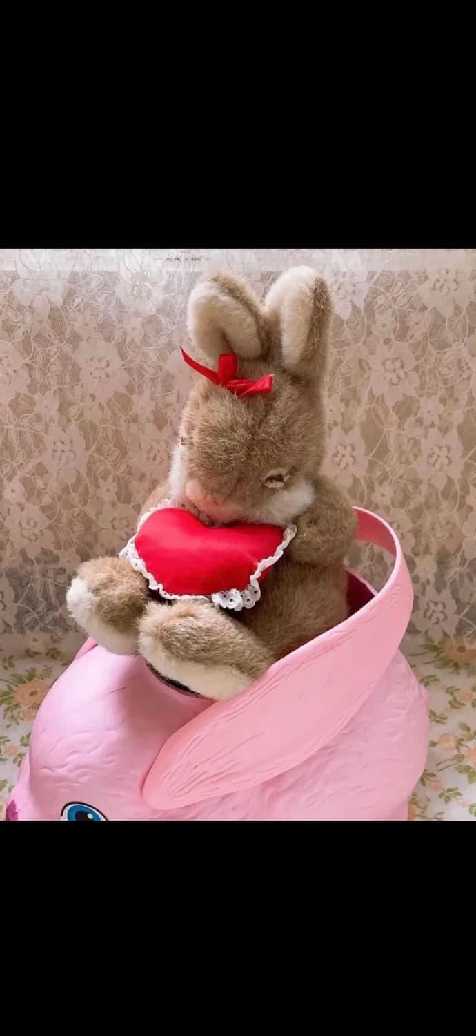 빈티지 잠자는토끼 인형  상품이미지1