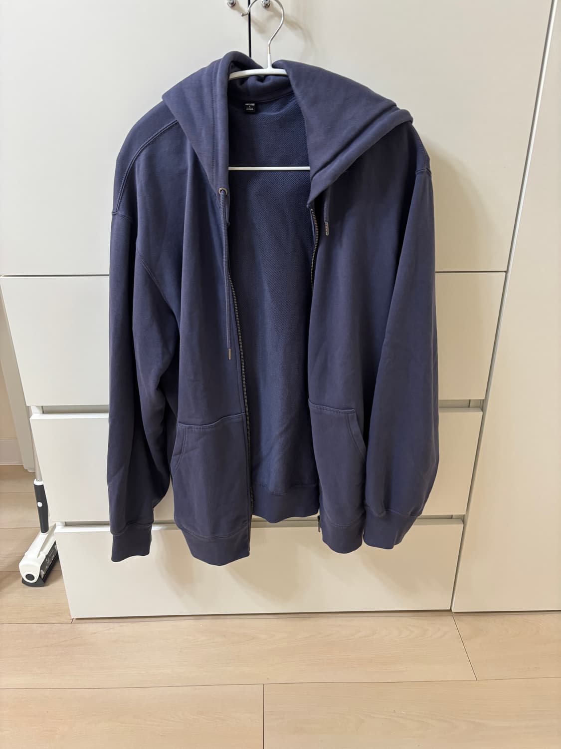 유니클로 후드집업 네이비 L사이즈  상품이미지1