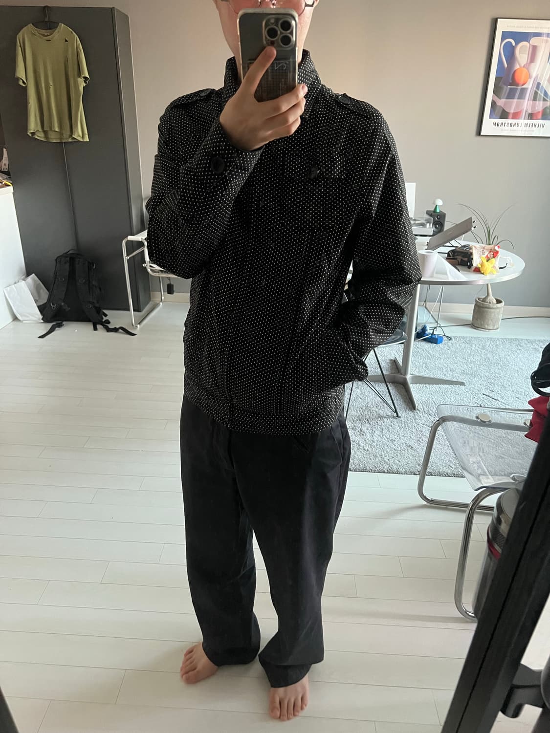 꼼데가르송 옴므 플러스 에버그린 도트 자켓 상품이미지5