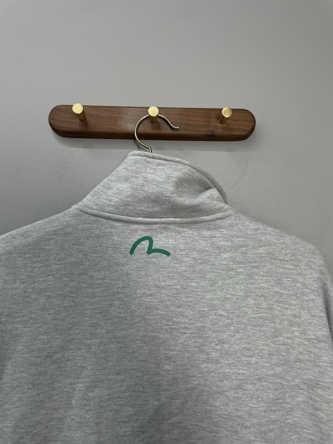 에비수 히든 영문 포켓 하프 집업 맨투맨 H1255 상품이미지5