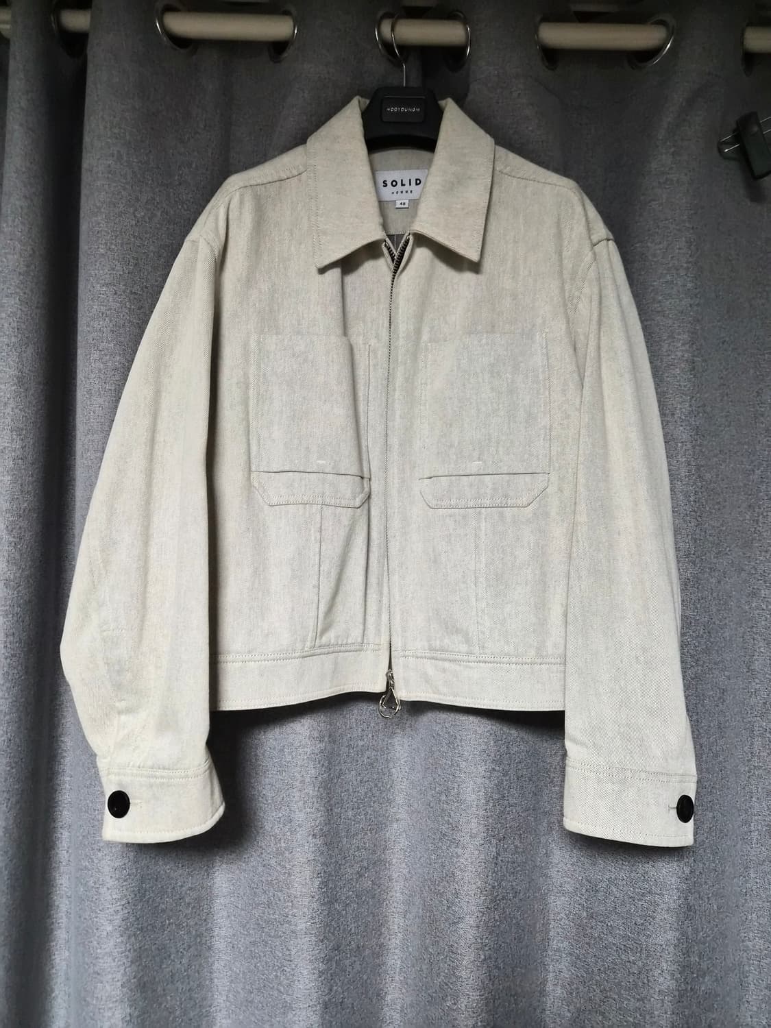 솔리드옴므 그레이 데님자켓 팝니다 우영미 렉토 타임옴므 상품이미지2